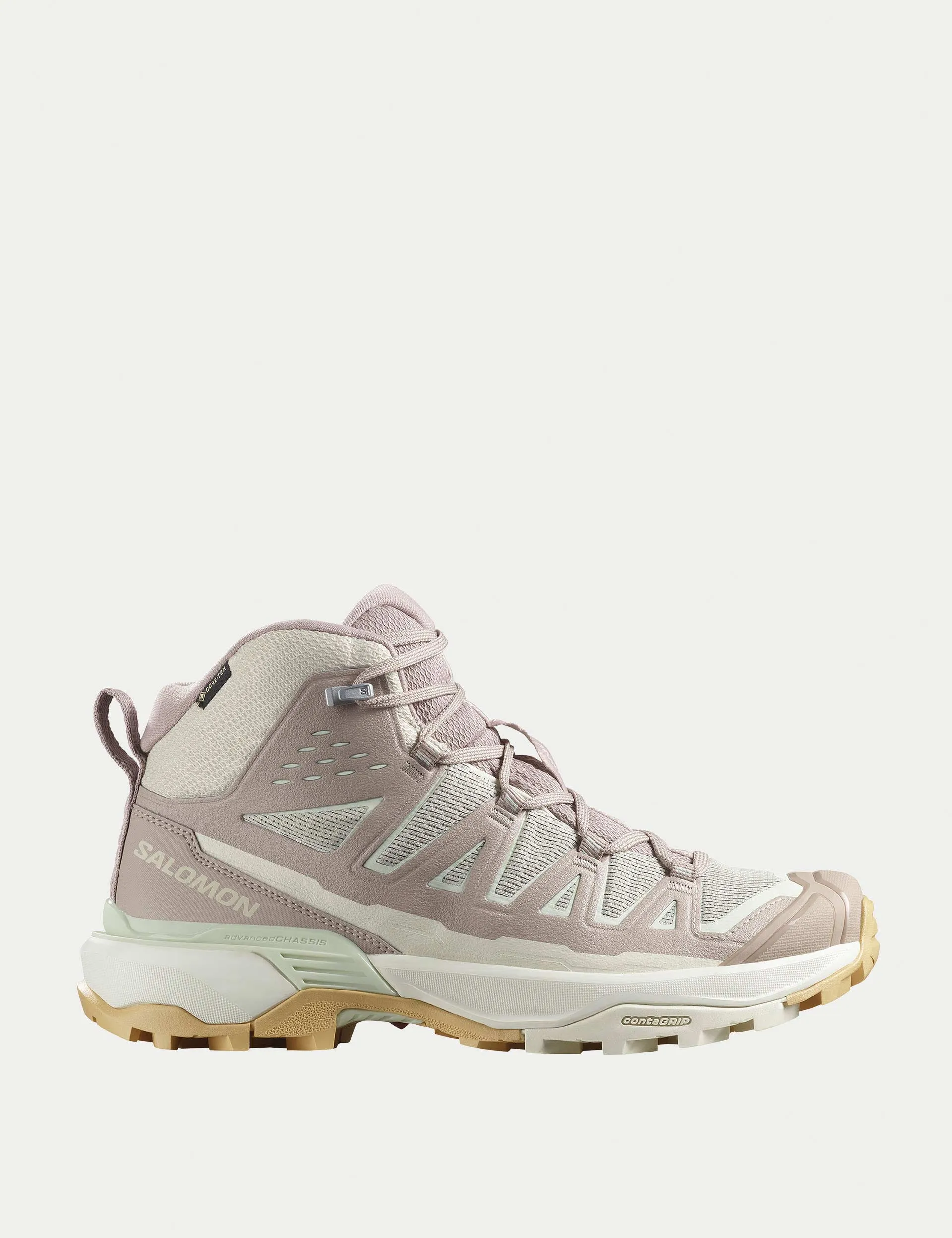 X Ultra 360 Edge Mid Gore-Tex - Rainy Day/Etherea/Canary Green